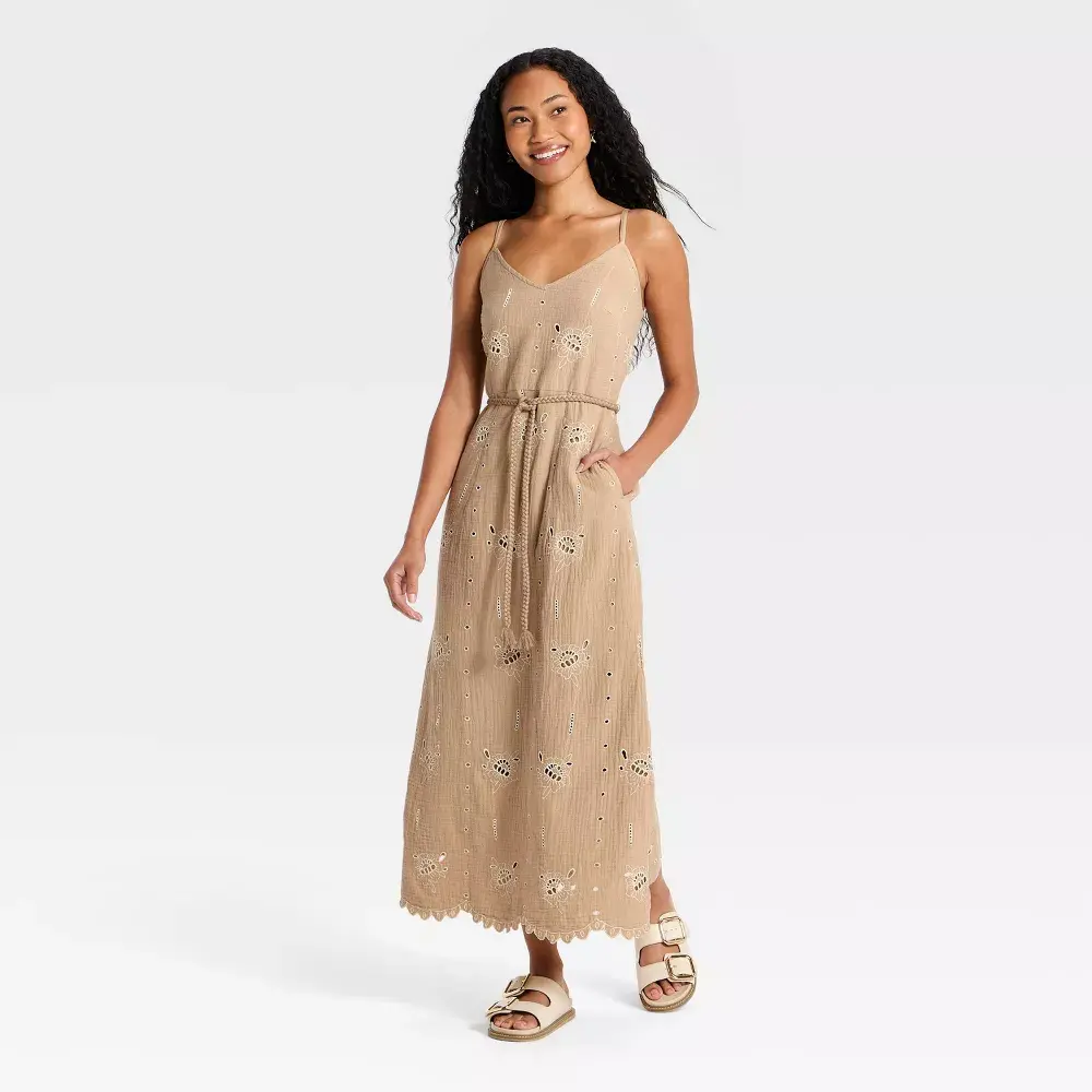 Women's Crafted Midi Sundress - Universal