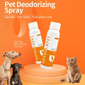 LoveOurPet  Deodorizing spray For Dog&Cat  Pet-friendly Can Be Licked Eliminate Body Odor Fecal Odor, Urine Odor, Smoke Smell, and Musty Smell