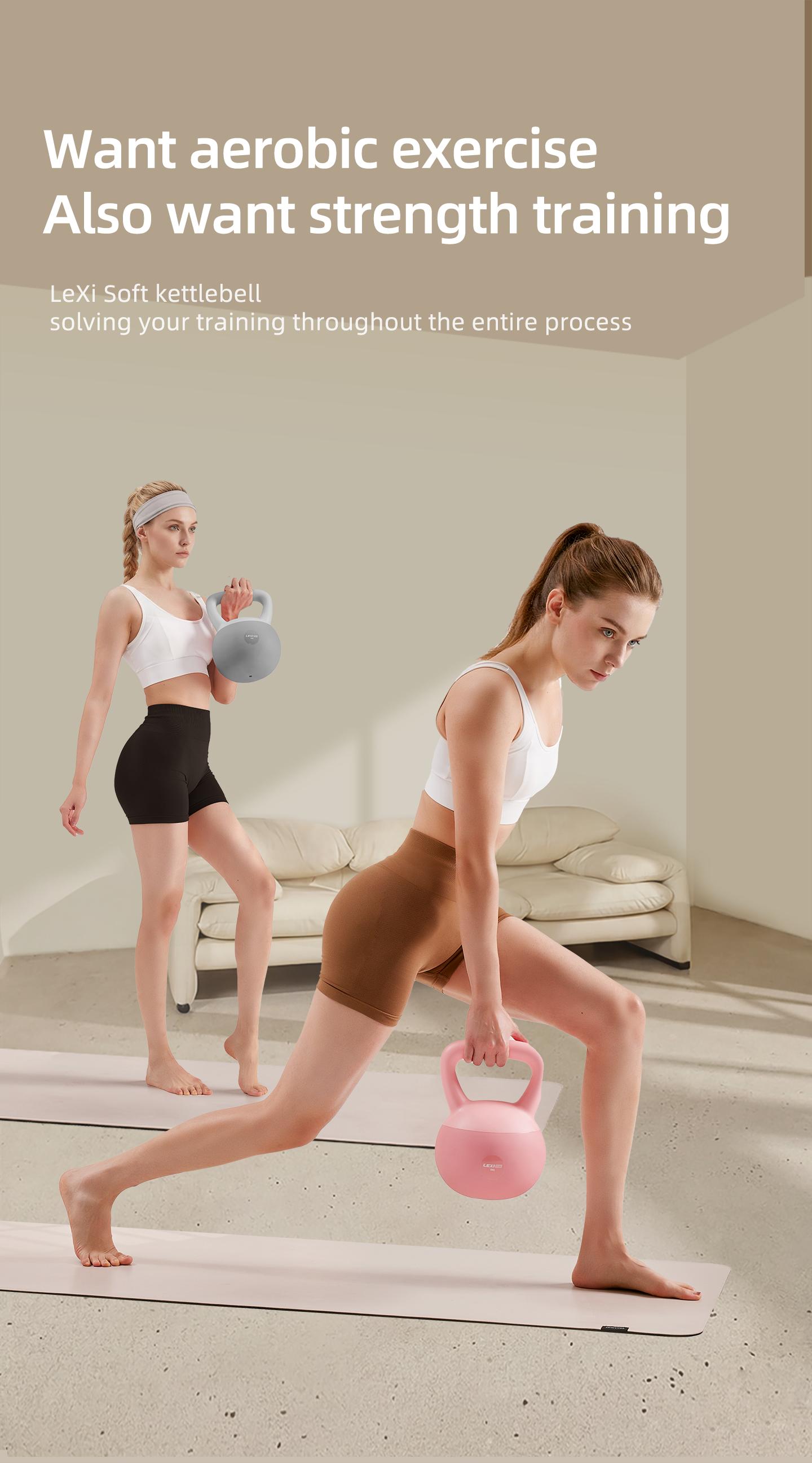 LEXI Soft Kettlebell with Handle for Strength Conditioning and Core Training Perfect for Home Gym Workouts Weightlifting Yoga Pilates Full Body Sculpting Durable Safe and Comfortable Fitness Equipment for Men and Women dealsforyoudays