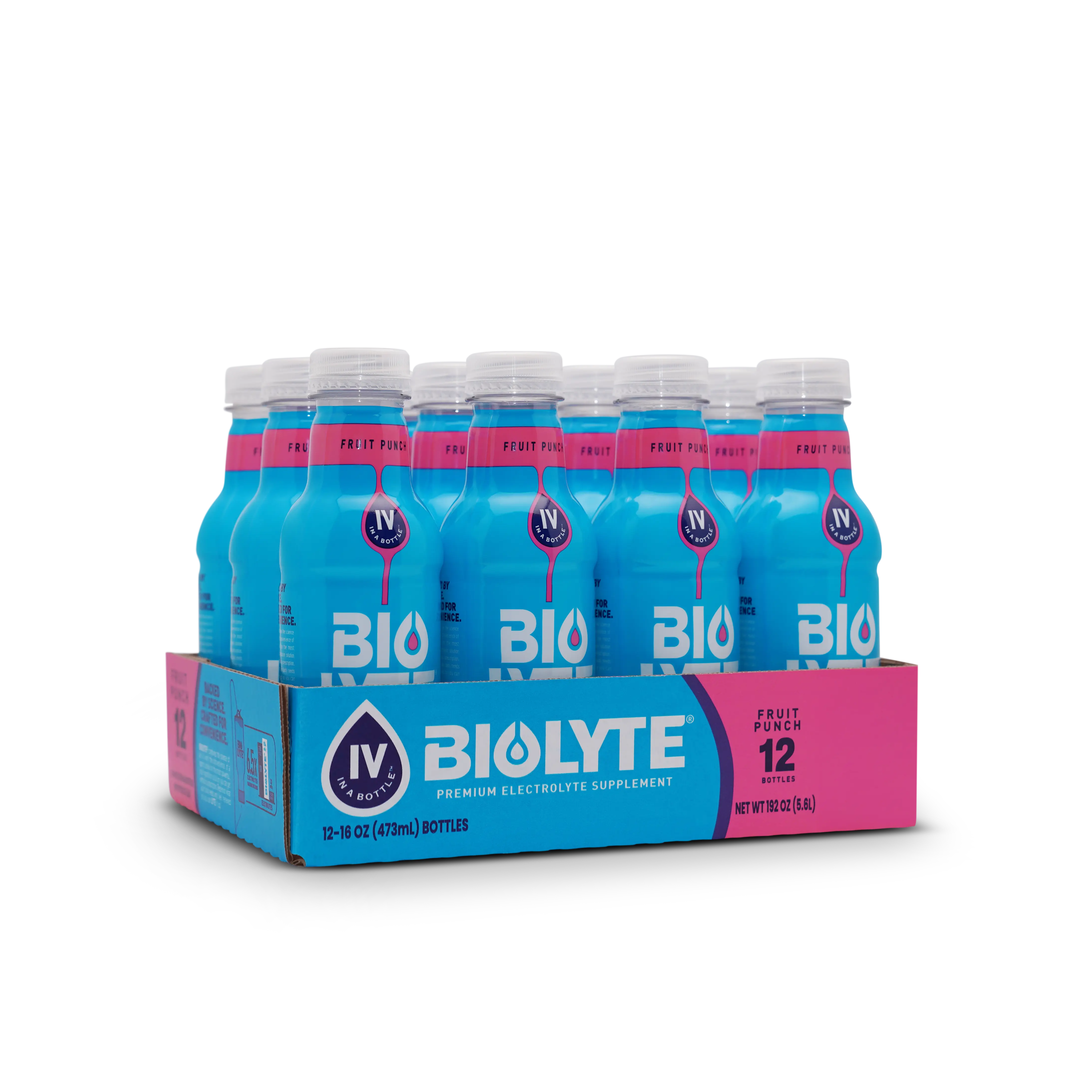 BIOLYTE FRUIT PUNCH - READY TO DRINK - 12 PACK