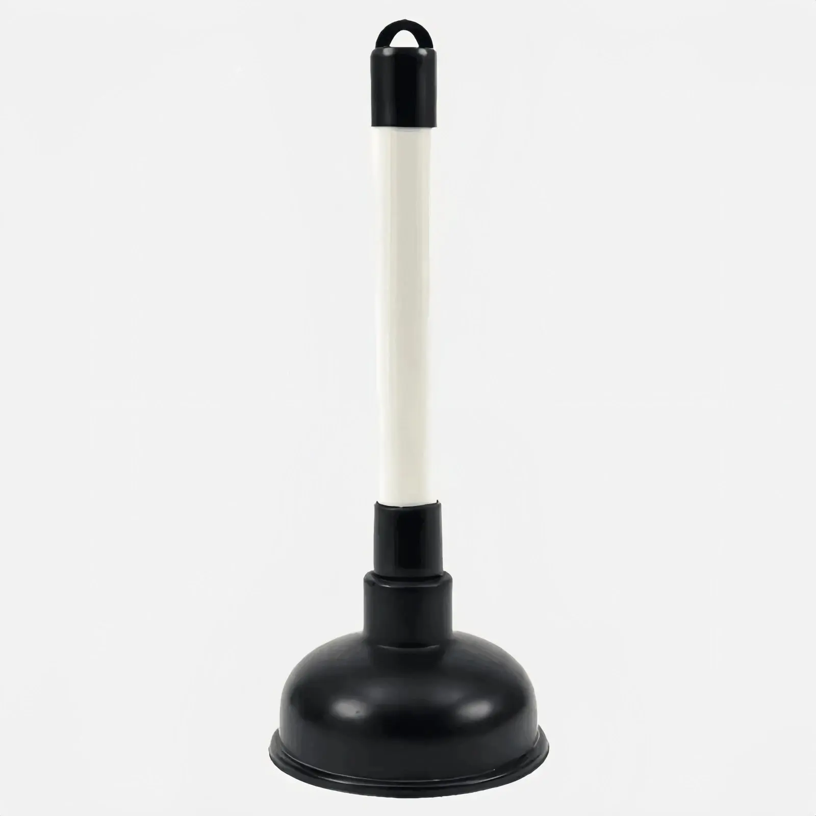 4-Inch Eco-Friendly Toilet Plunger, Handheld Heavy-Duty Removable Durable Drain Cleaning Tool with Strong Suction Power for Homeowners' Kitchen, Bathroom