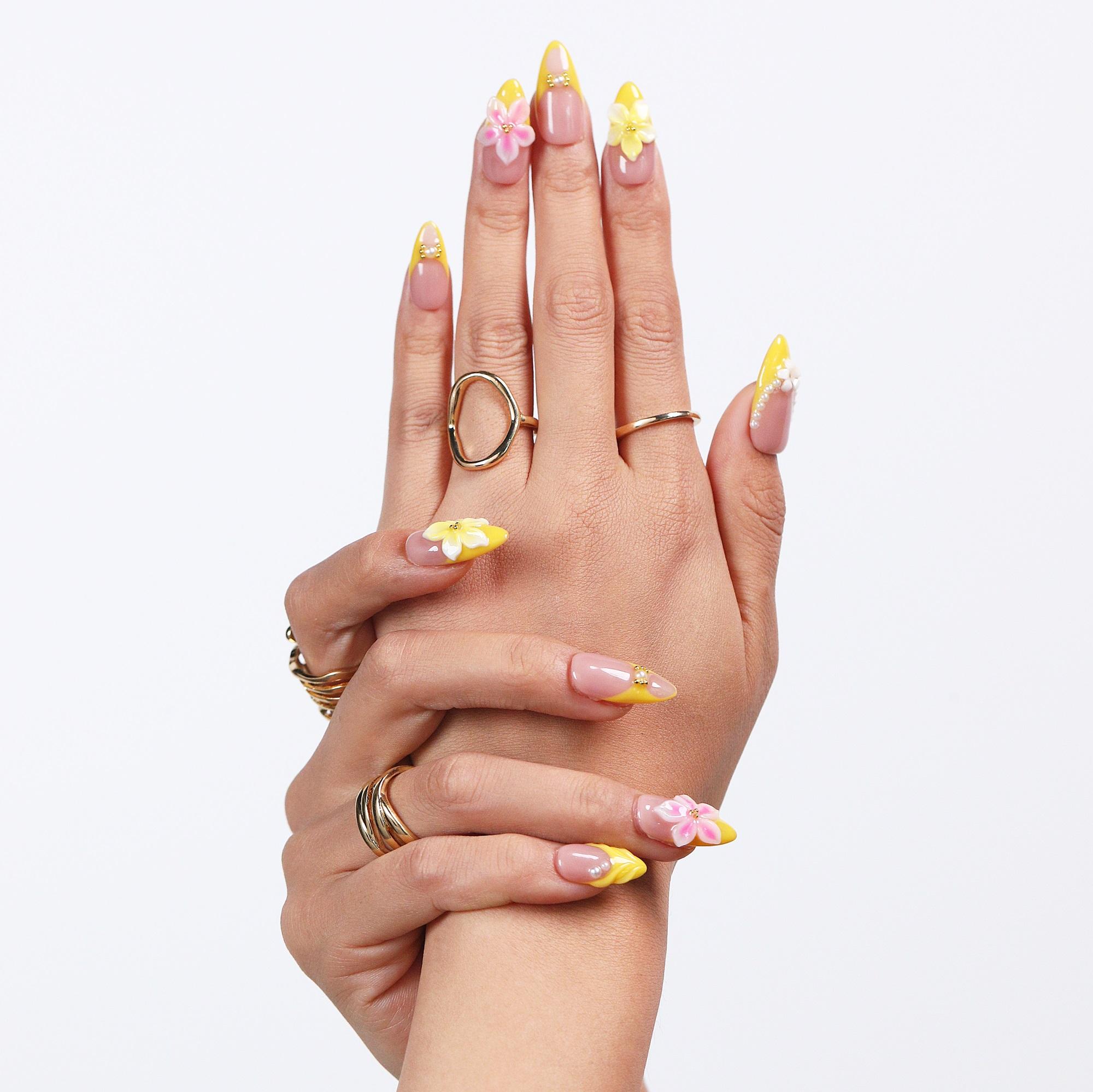 NailVesta ALMOND SHAPE COLLECTION – 100% Handcrafted 3D Press-On Nails | Reusable, Long-Lasting, Salon-Quality