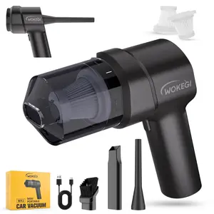 Handheld Mini Car Vacuum, 10000PA Cordless Portable Vacuum with 2000mAh Battery, 3 in 1 small Vacuum Cleaner & Air Duster with Type-C Charging, Compact & Lightweight for Car, Home, Kitchen (Black)