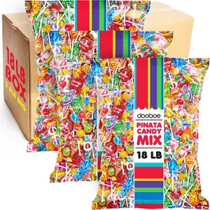 18 LB Bulk Easter Candy Mix  Approx. 1,000 Pieces  Parade Throws - Individually Wrapped Assorted Candy for Pinatas, Parties, Parades, Birthdays, Classroom Events & Fiesta Celebrations