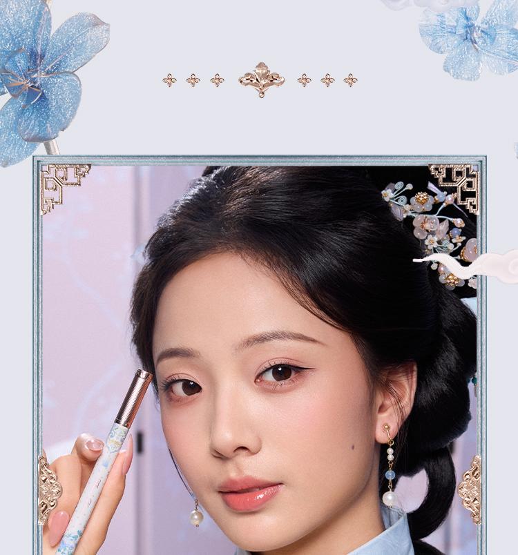 Flower Knows Butterfly Cloud Collar Collection Liquid Eyeliner, Ultra-fine Tip Liquid Eyeliner, Precise Definition, Waterproof, Quick Drying, Smudge Proof, Smooth, Multicolor, All Day Eyeliner Makeup, Summer Makeup Gift, Makeup Beauty Cosmetics