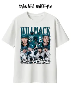 Macklin Celebrini & Will Smith Comfort Color Shirt - Unisex Shirt, Full Size Full Colors Macklin Celebrini & Will Smith Tee, Sports Tee, Hockey Tee