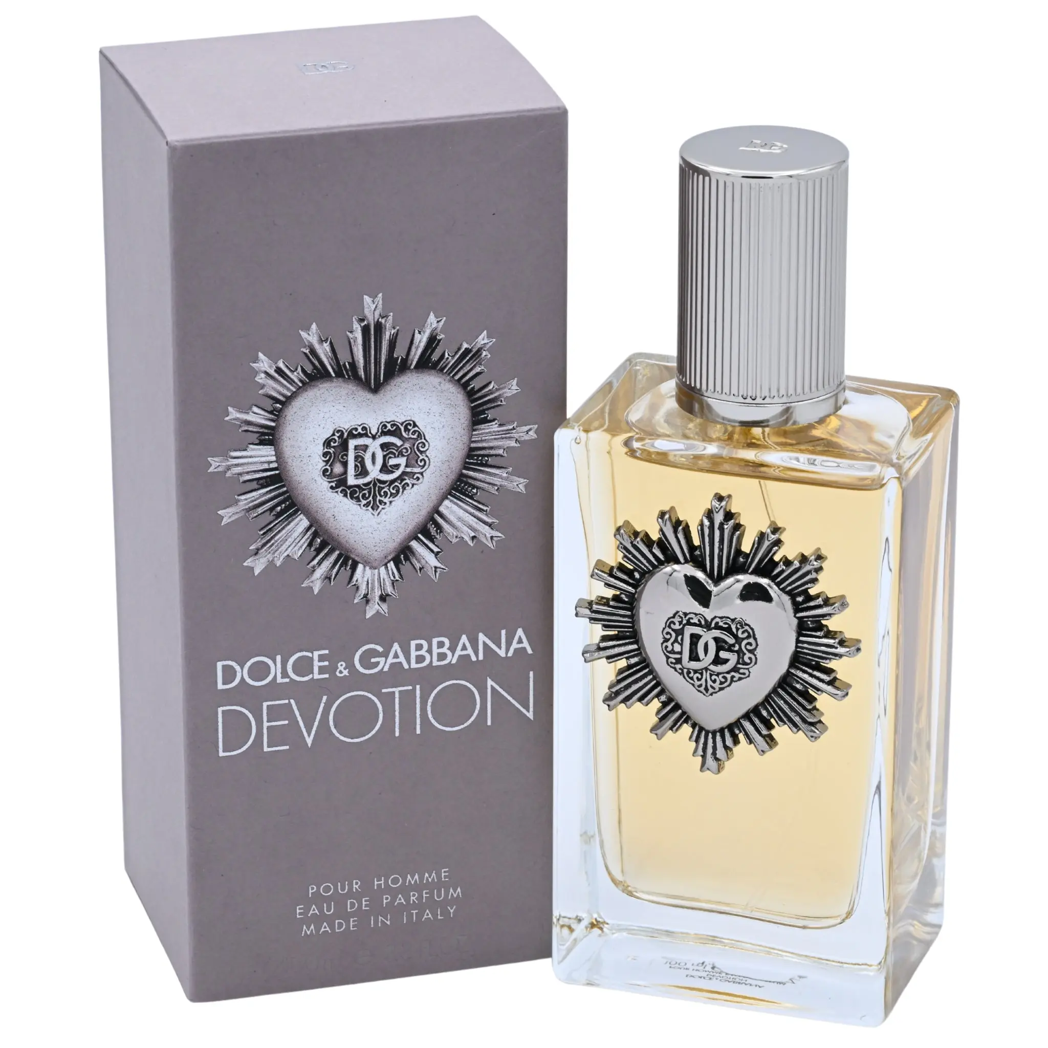 Men's Dolce & Gabbana Devotion Intense Eau de Parfum (3.4 fl oz) - Bold Aromatic-Oriental Earthy Woody Blend with Lemon & Coffee Notes, EDP Fragrance, Male Wear Single Item Masculine Cosmetic Cologne in Box