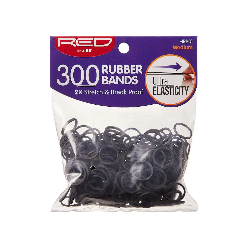 RED by KISS Rubber Hair Band Medium (300pcs)