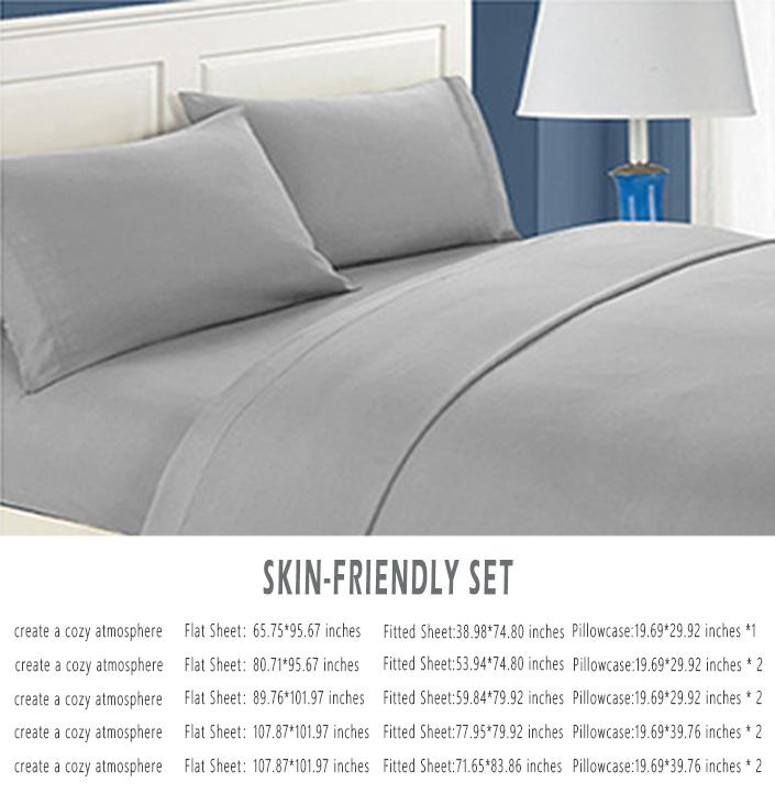 Bamboo Sheets Set 4/6 Pc,bed sheets, Cooling Breathable & Hotel Luxury Super Silky Soft, 16" Deep Pocket, Wrinkle, Fade Resistant Springtok