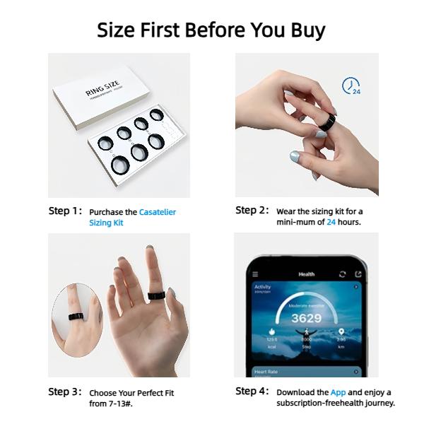 Smart Ring Sizer Kit | For Accurate Size Measurement Only