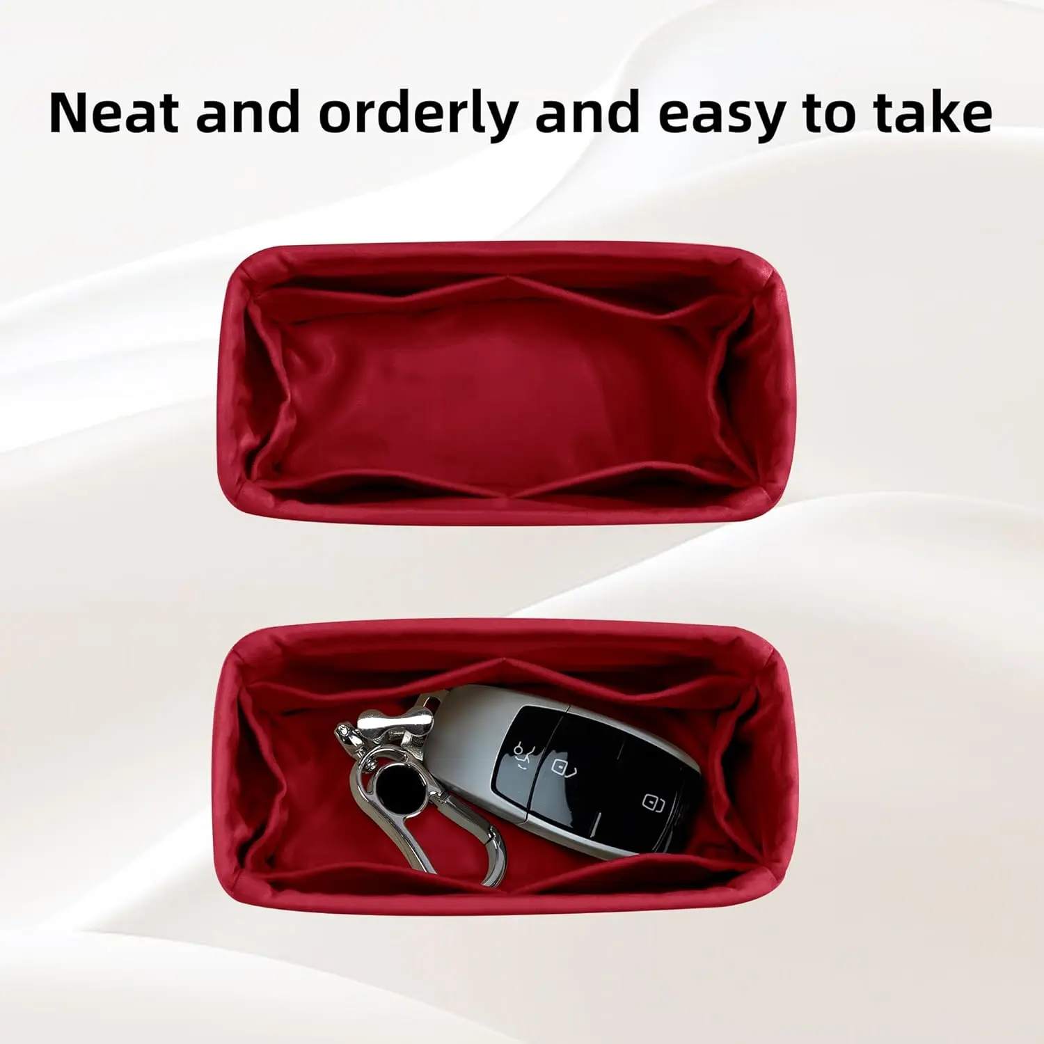 DGAZ Silk Pocket Organizer Insert, Silky Smooth Bag Shaper for LV