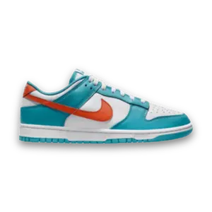 913120 Dunk Low Miami Dolphins Orange & Teal