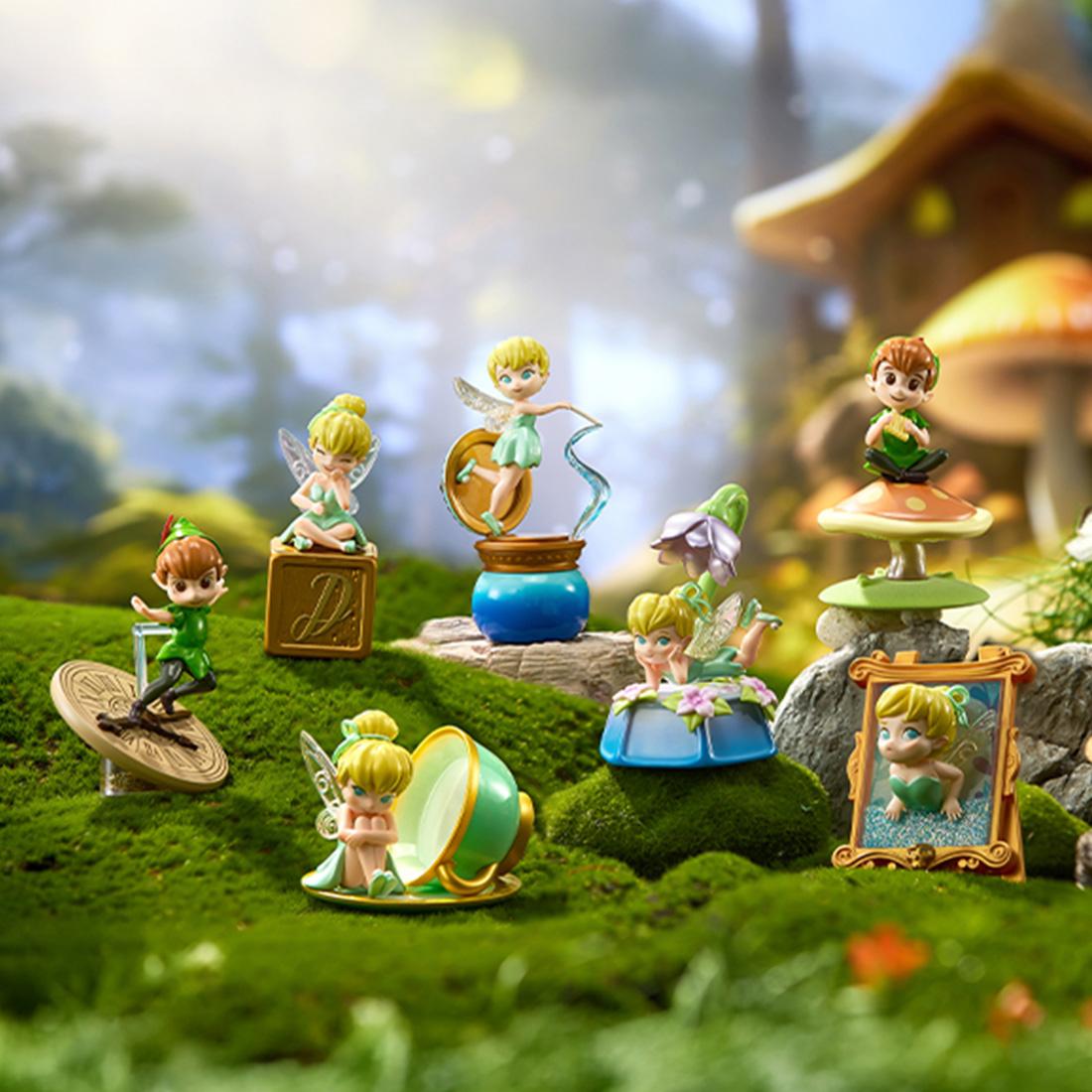 Disney Peter Pan Lost Treasure Collection Functional Surprise Box Figure Neverland Firefly Design Cute Ornaments & Practical Holiday Vibe Desk Accessories Night Light Gift for Peter Pan Fans Ideal for Room Display