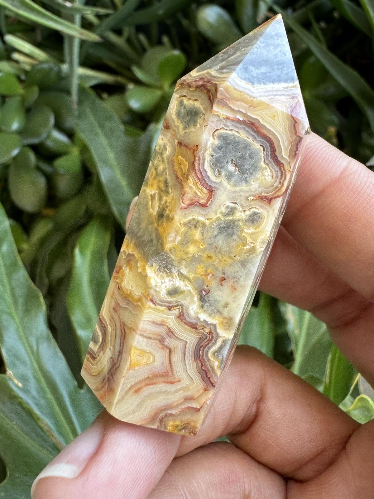 Crazy Lace Agate Towers from Urban Rutile