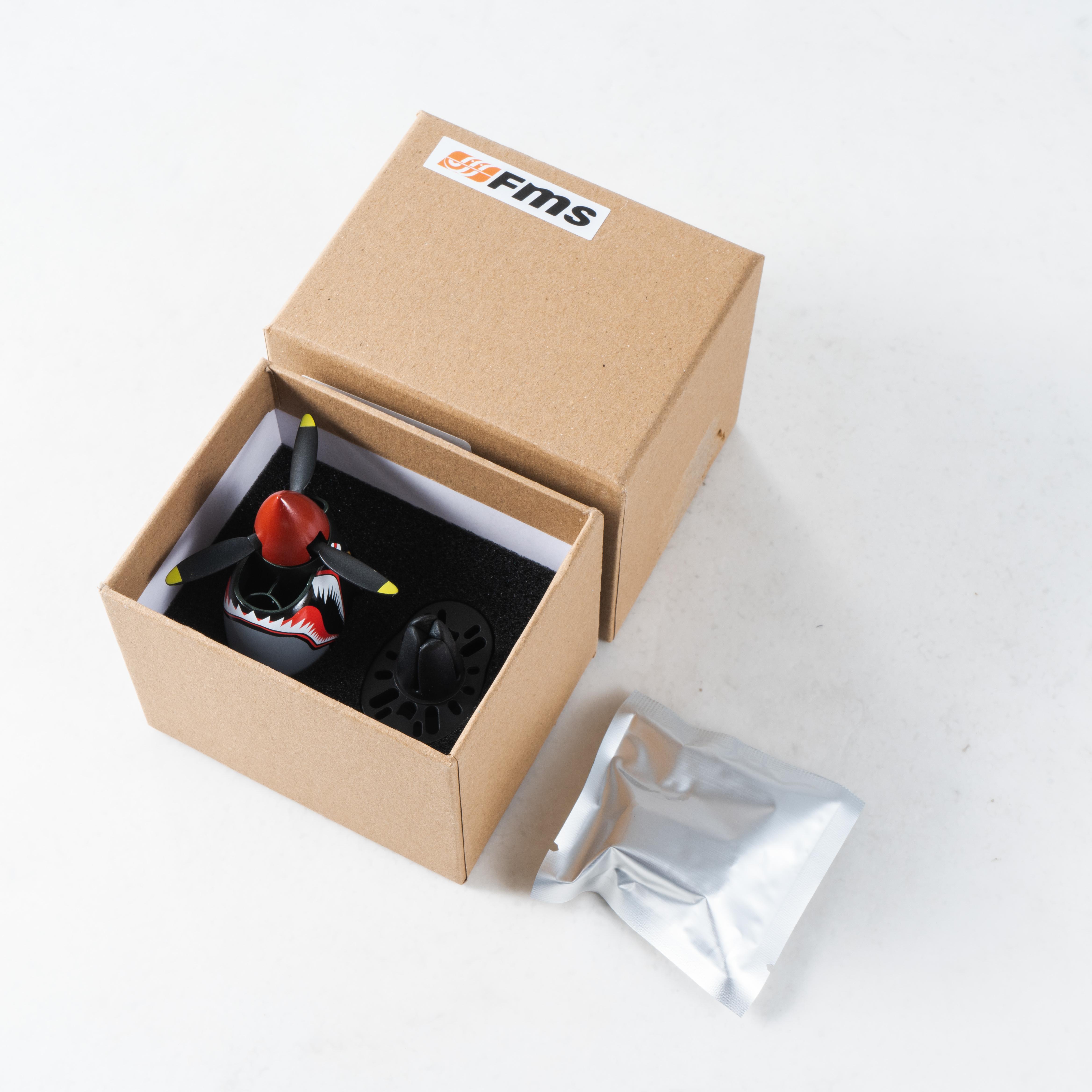 P-47 Red Eagle China Fighter Car Air Vent Decoration with Propeller Design and Eagle Symbol