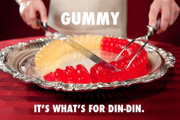 Giant 3-Pound Gummy Worm - Sweet Snack Candy, Red Cherry, Green Apple, Blue Raspberry, Lemon, Orange, Pineapple, Big Gummy Foods, Made In USA