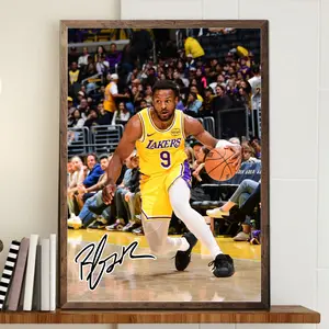 Bronny James's Lakers Dunk Poster – Fans Hype Moment Wall Art, Rising Star Basketball Print, Bronny’s Poster Instant Classic No Framed