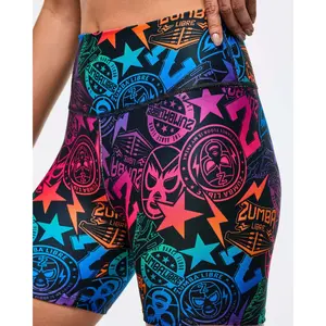 Zumba Libre High Waisted Biker Shorts
