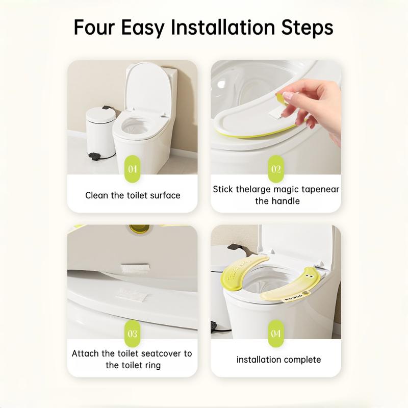 Banana-Shaped EVA Aromatherapy Toilet Seat Pad, Comfort & Fragrance in One-YY