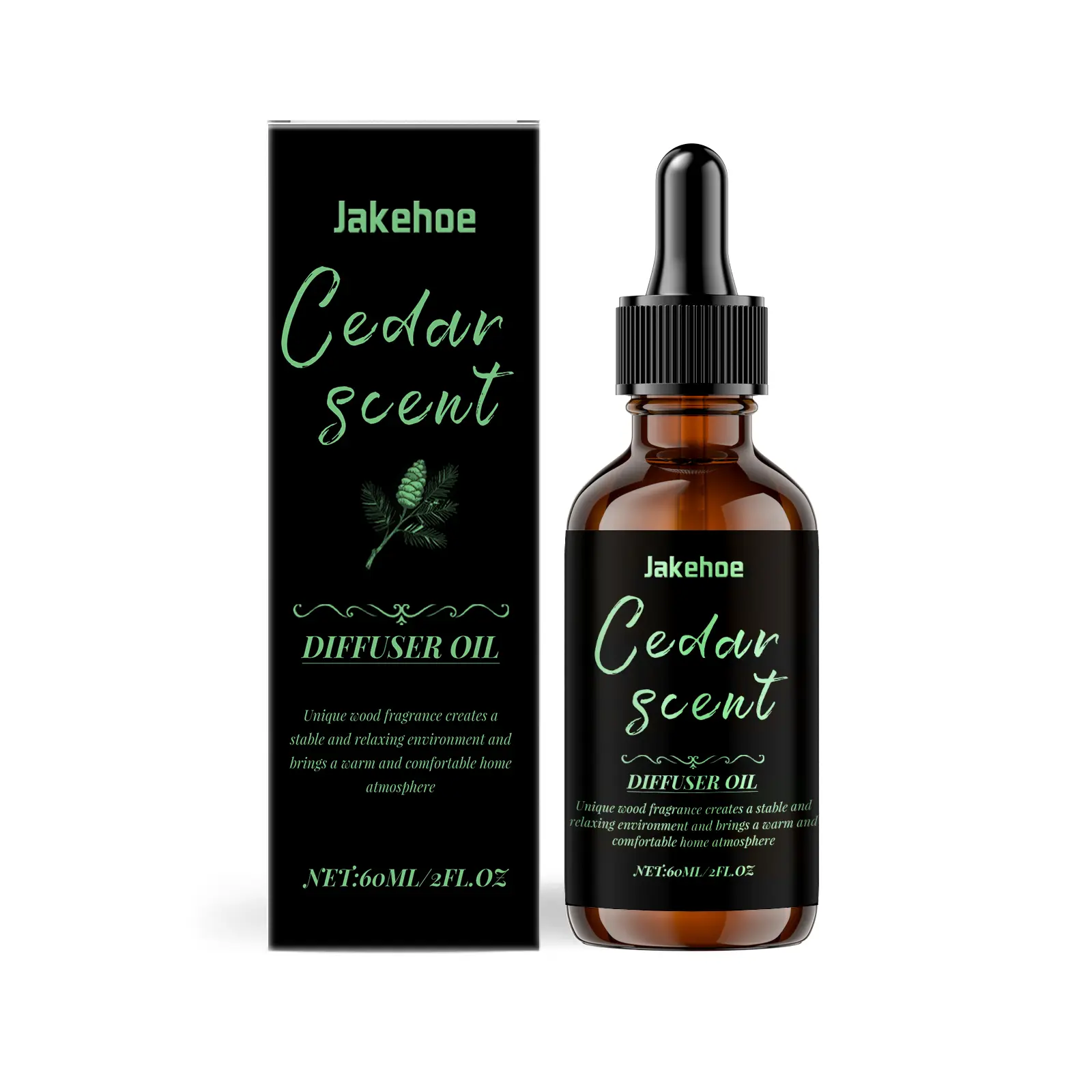 Jakehoe Christmas Aromatherapy Essential Oil – Versatile Fragrance Oil with Diffuser Stones for a Cozy Office Ambiance