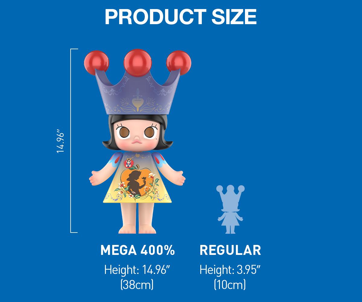 POP MART MEGA ROYAL MOLLY 400% Snow White