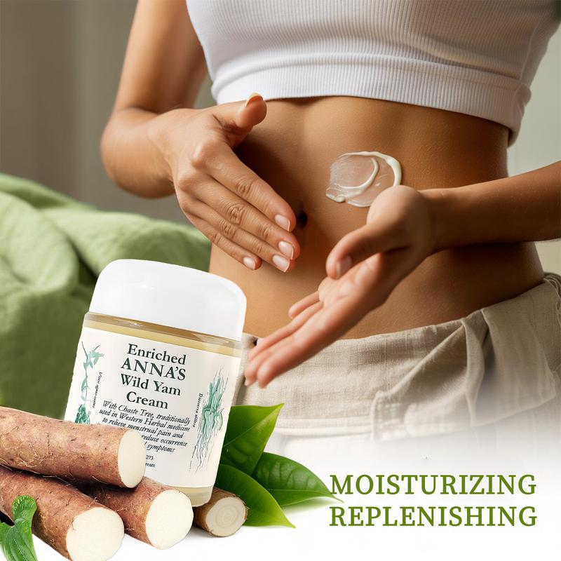 Wild Yam Cream - 10g Topical Enriched Cream for Women's Hormone Balance & Perimenopause Support - Natural Plant Extracts, Moisturizing Formula, Non-Greasy