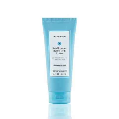 Naturium Skin-Renewing Retinol Body Lotion (234ml) - For Redness and Irritation, Daily Body Lotion, Fragrance Free, with Shea Butter