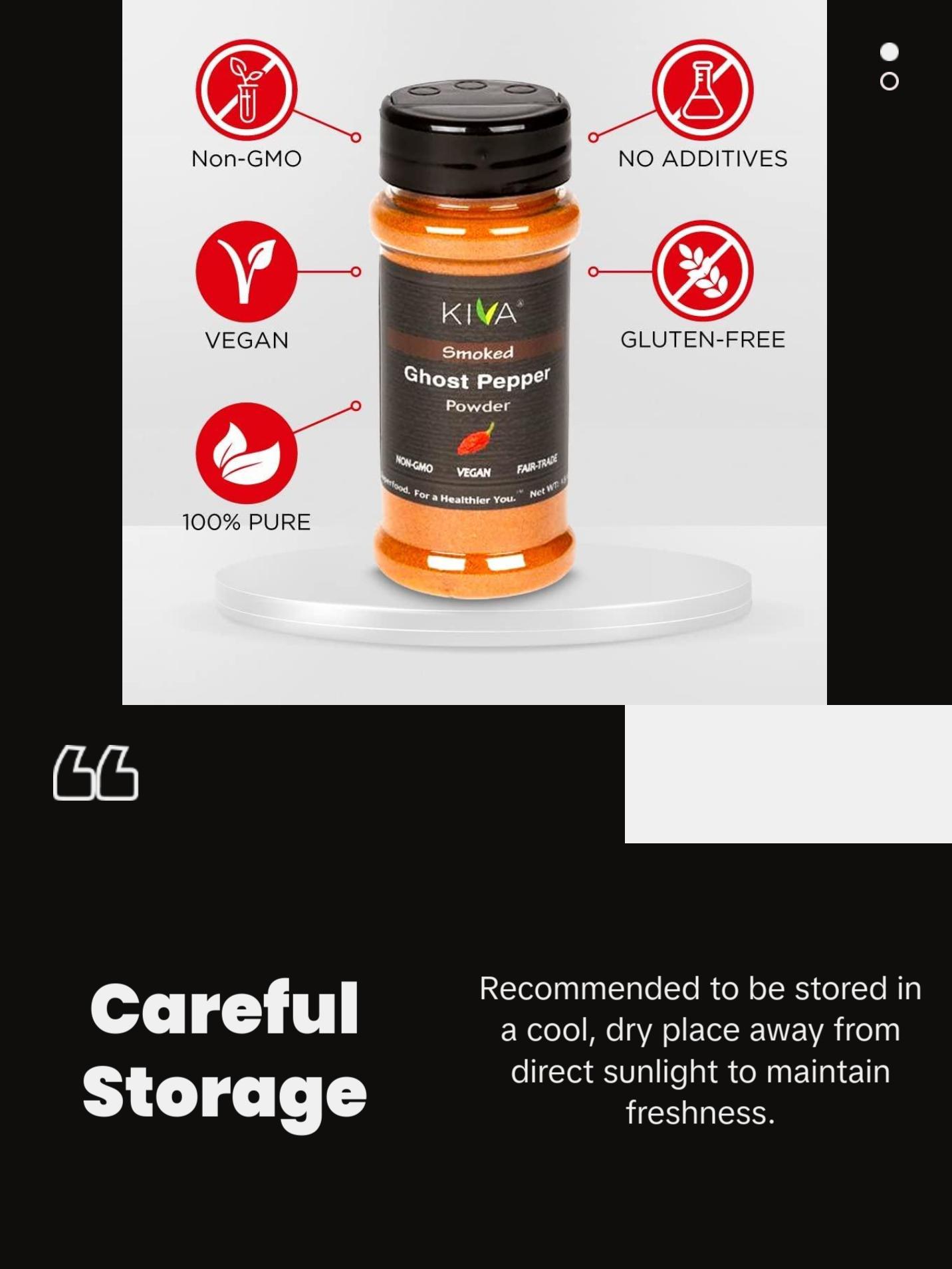 Kiva Smoked Ghost Pepper Powder