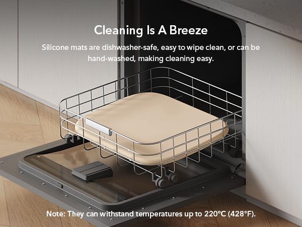 PETLIBRO Dog Food Mat, Safety Silicone Cat Food Mat for Feeder & Fountain, Waterproof, Raised Edge Spill Protection, Available in Multiple Colors