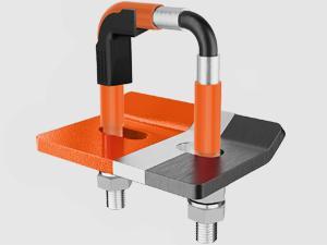 Nilight Trailer Hitch Tightener for 2 Inch Trailers Hitches Mount Anti Rattle Heavy Duty Steel with Rubber Cover Orange U Bolt Glossy Coating Plate Electrophoresis Anti-Rust Triple Protective Tow Hook Boating
