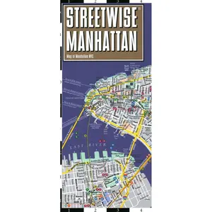 Streetwise Manhattan Map - Laminated City Center Street Map of Manhattan, New York (Michelin Streetwise Maps) Mass Market Paperback – Folded Map, June 11, 2024
