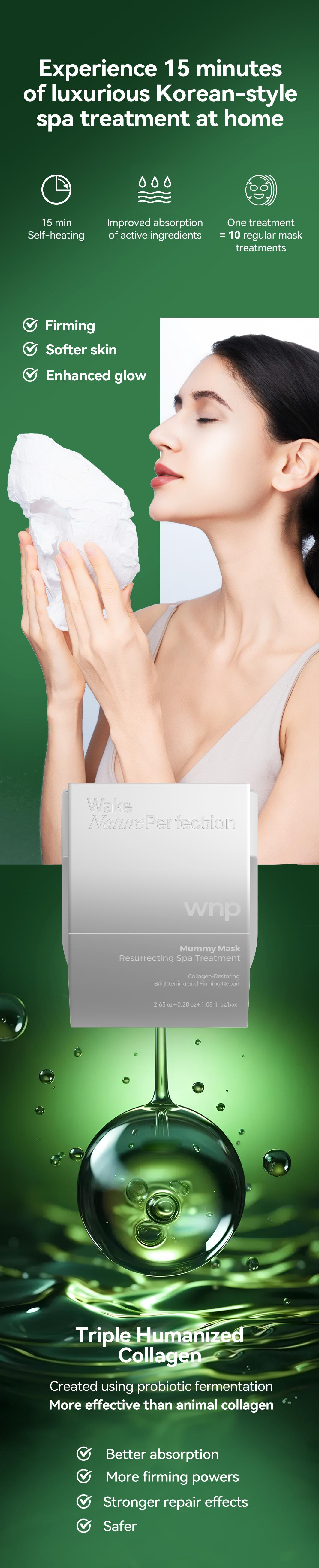 [WNP Official] Mummy Mask Resurrecting Spa Treatment mask Skincare Treatment for Skin Repair & Comfort