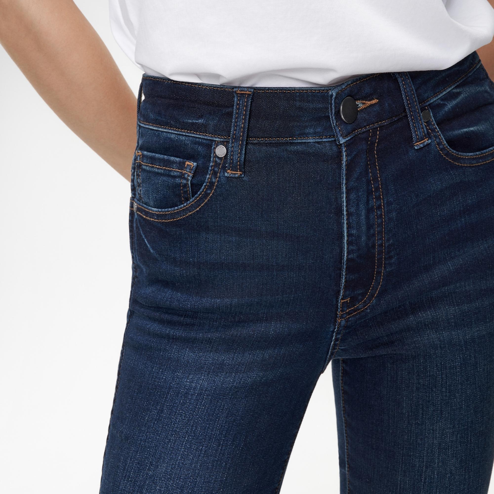 Women's High-Waisted Washed Stretch Genuwii Denim Tights, Sleek Finish Fabric, Fashionable Look, Comfortable Slim Casual Basic Style - No More Awkward Gaps,  Flattering Cute Jeans, Outdoor Streetwear Fit Jeans, Jeans Altos, Classic Womenswear Bottom