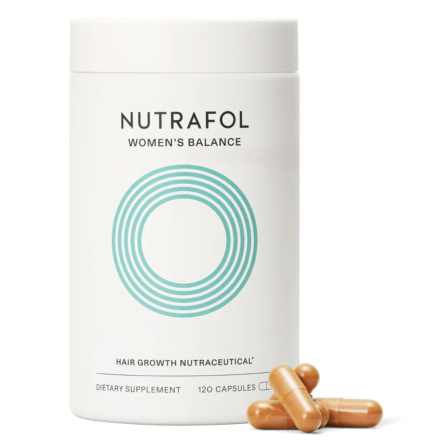 Nutrafol Women's Balance Hair Growth Supplements, Age 45+, 1-Month Bottle | #1 Dermatologist-Recommended Hair Growth Supplement Brand, Clinically Tested for Visibly Thicker Hair and Scalp Coverage