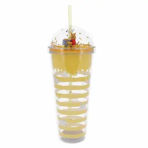 Disney Winnie the Pooh Hunny Confetti Dome Top Carnival Cup | Holds 24 Ounces