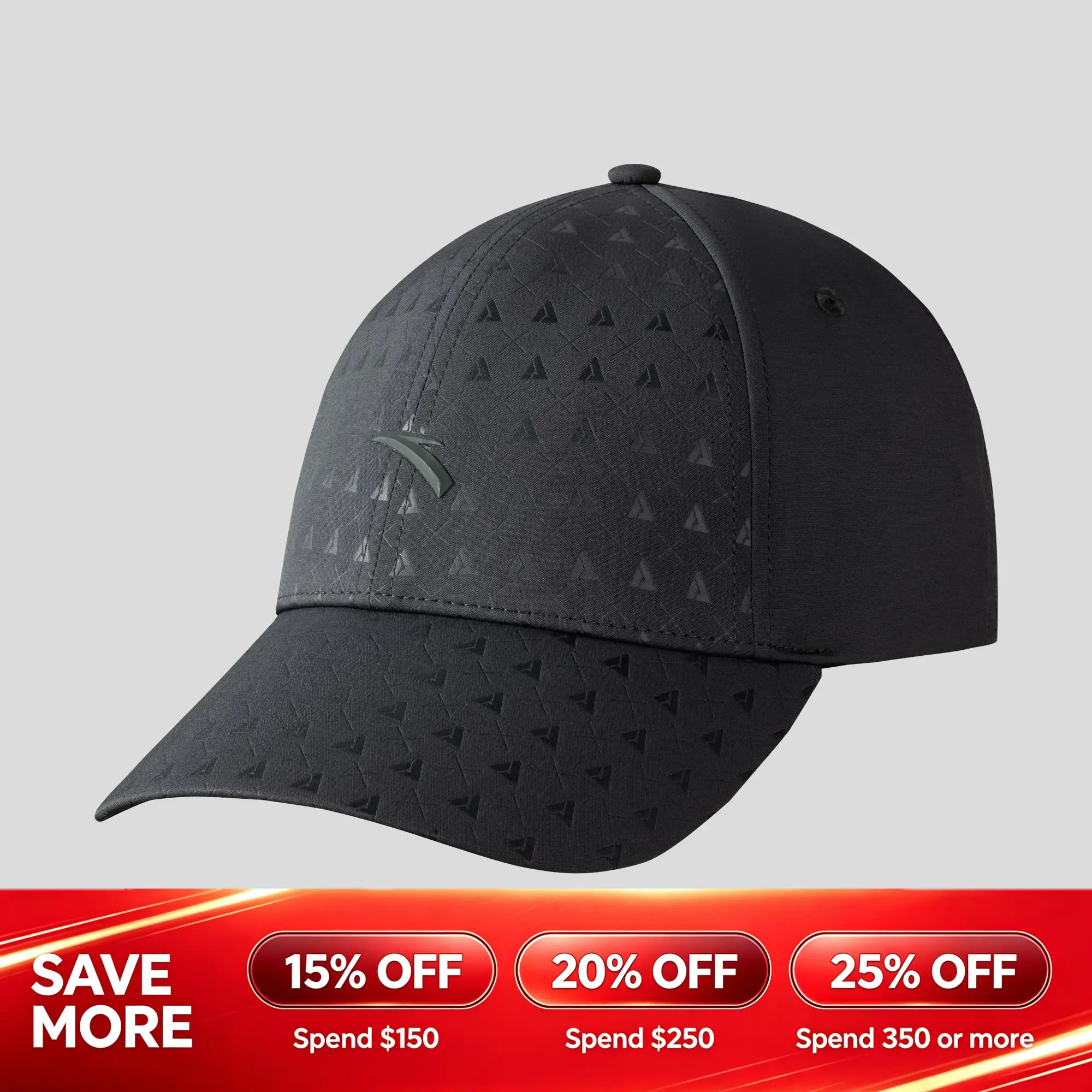 [Back to School] ANTA Logo Cap Black Pink Hat Fashionable Casual Summer Daily Wear BTS