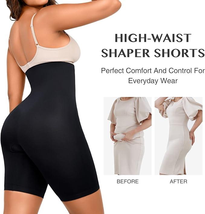 FeelinGirl Shapewear for Women Tummy Control Panties Clothing Comfort Shorts Bottom