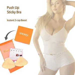 SNOWY Sticky Inserts -Instant Boost Double-Sided Adhesive Bra Cup for Women - Womenswear, Clothing Push-Up Ultra Boost Inserts for Women,sticky push up pads,adhesive bra,double sided sticky lift pads
