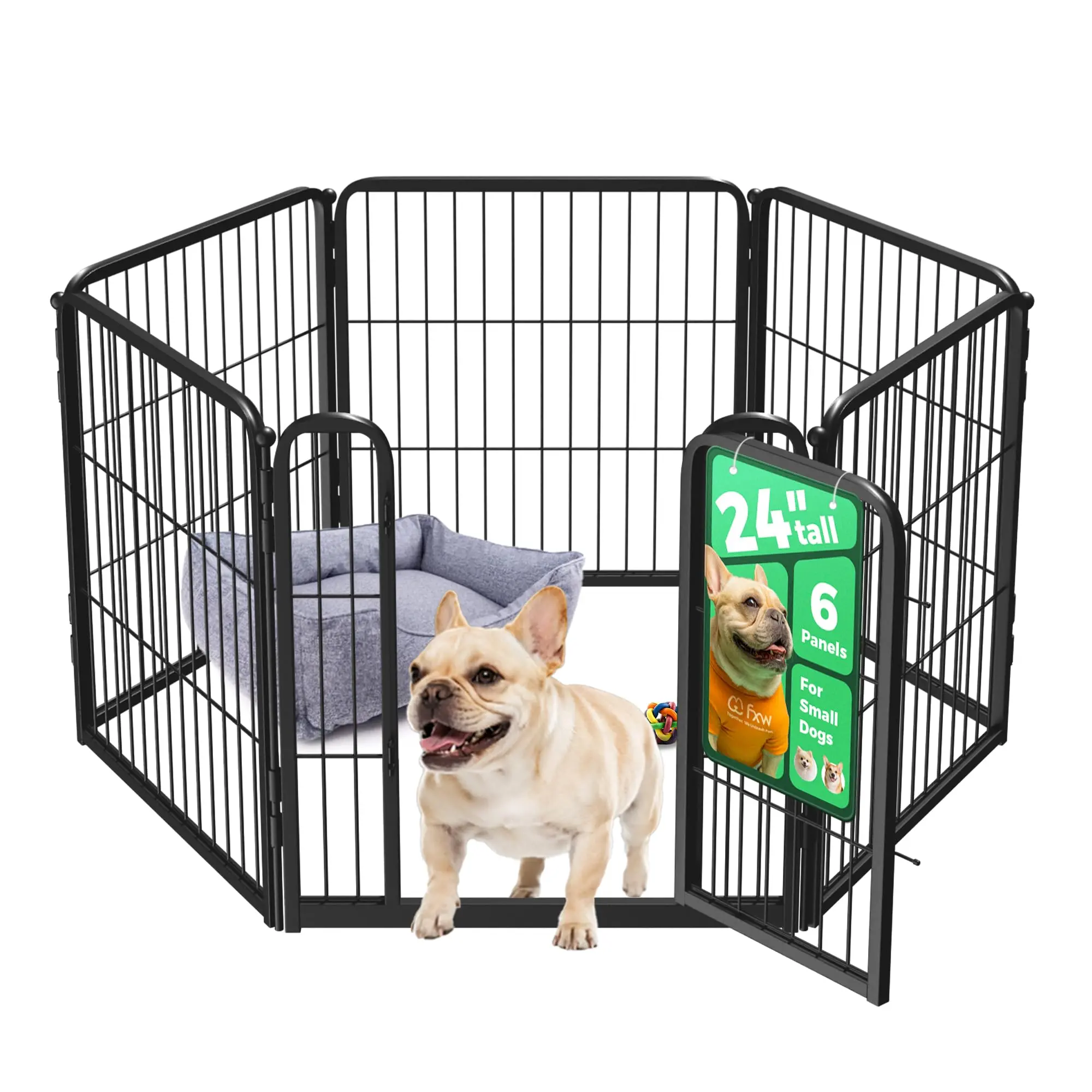FXW Homeplus Unleashed Indoor Dog Playpen - Durable Playpen, Patented Stress-Free Safe Space