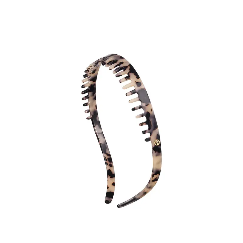 EVITA PERONI Women's Acetate Comb Headband, Eyewear-Friendly, No Pressure, Non Slip Teeth Headbands, Vintage Tortoise Shell Headband for Women Daily Wear, 2026 New Arrival Hair Accessory SummerWins