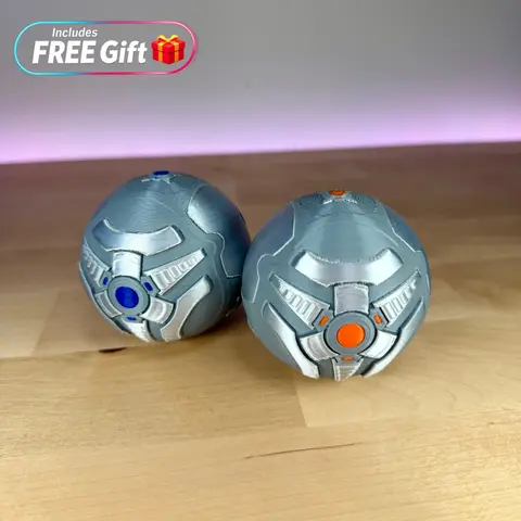 Ball from Rocket Game - RL Soccer Ball –  Gamer Trophy Collectible – Fun Gift for Gamers – Desk & Shelf Decor Accessory – Rocket Game Car Ball
