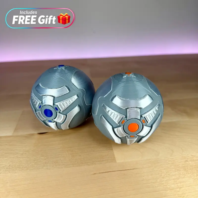 Ball from Rocket Game - RL Soccer Ball –  Gamer Trophy Collectible – Fun Gift for Gamers – Desk & Shelf Decor Accessory – Rocket Game Car Ball
