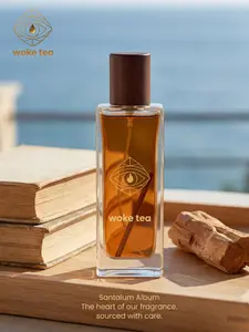 Woke Tea Sandalwood Perfume 50ml EDP Sandalwood Amber Musk Minimal Quiet-Luxury fragrance — perfume for women, pertume, perfume for men, fragrance, unisex pertume, long lasting perfume woody sandalwood oriental perfume aromatherapy daily work perfume