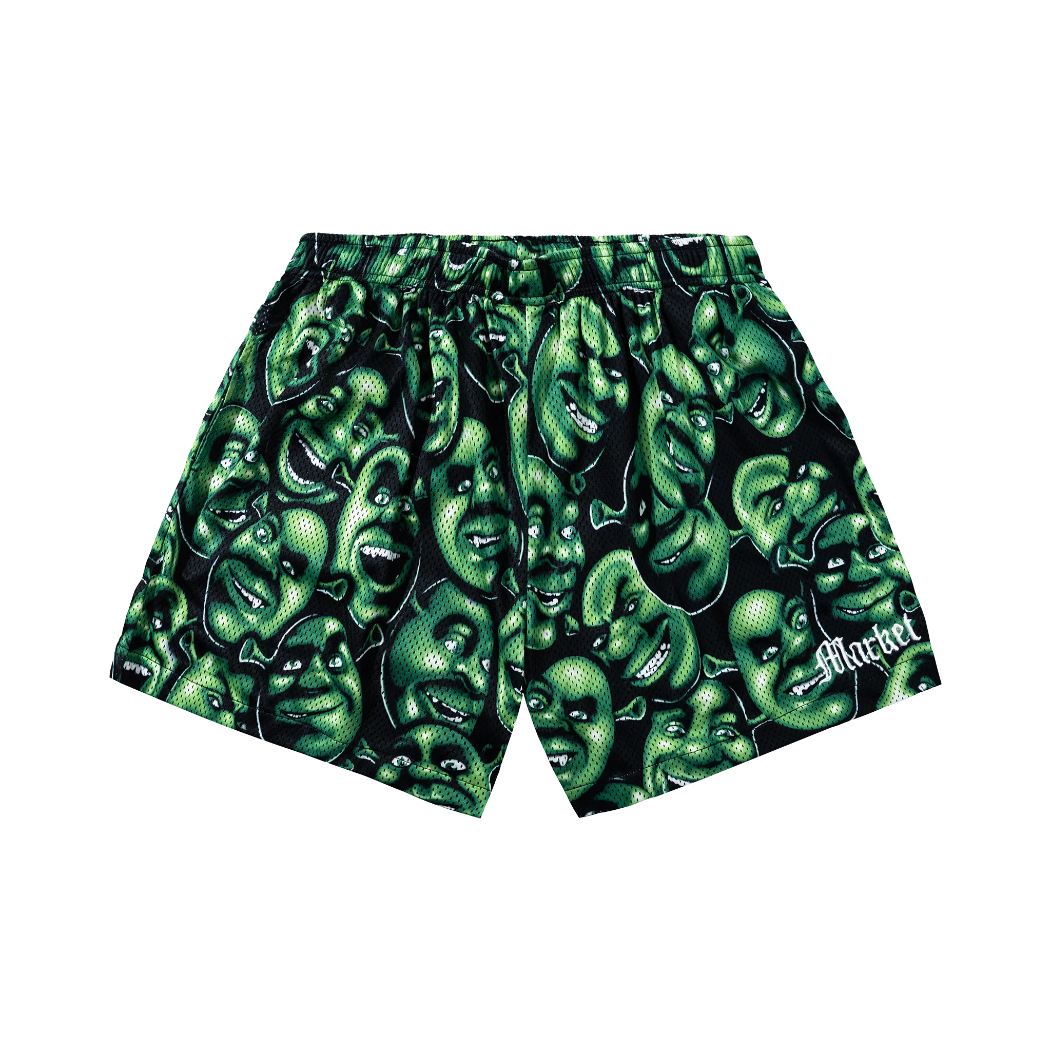 MARKET X SHREK AOP MESH SHORTS