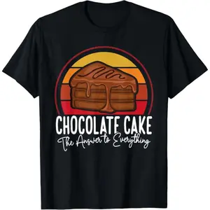 Unique Chocolate Cake Costume T-Shirt Crafted from 100% Cotton