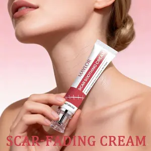 Scar Cream, Professional Scar Removal Gel, Suitable for scar removal treatment of post-operative scars, Caesarean section scars, Keloids, Burns, Acne