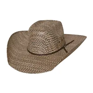 Bullhide Roughstock 50X Brown Hereford Straw Cowboy Hat 2805