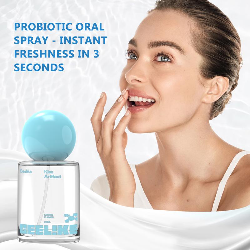 CEELIKE Probiotic Lemon Oral Spray | 20ml for Long-Lasting Freshness & Oral Health | Sugar-Free & Portable Breath Freshener