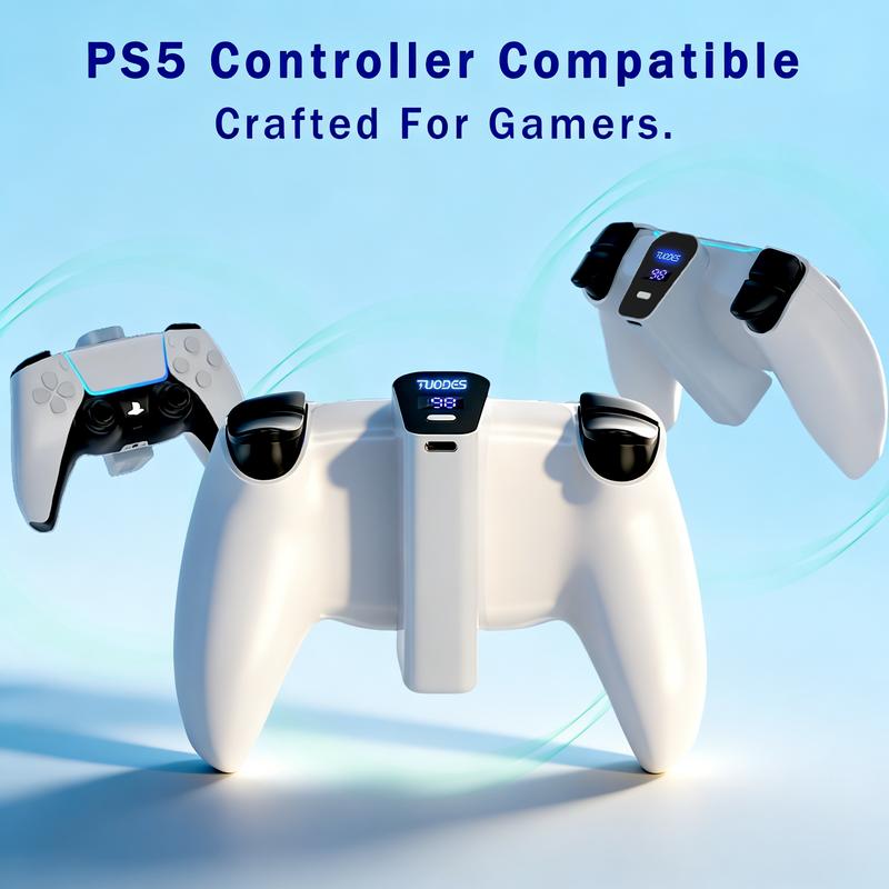 February New Deals PS5 Controller External Battery Pack – 15+ Hours Non-Stop Play, 2000mAh High-Capacity, Type-C Fast Charging