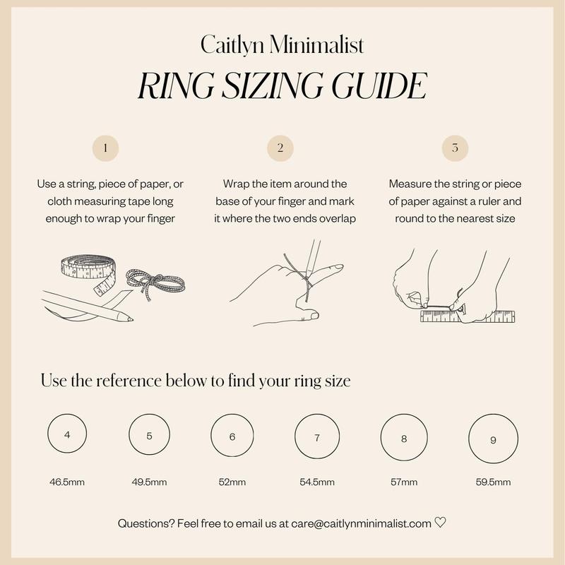 Duo Form Ring Set by Caitlyn Minimalist - Chunky Gold Statement Rings - Minimalist Sterling Silver Stacking Rings - Everyday Jewelry - Gift for Her